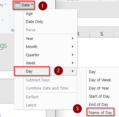 Extract Month and Day Using Power Query
