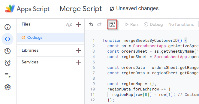 Automate Sheet Merging with Google Apps Script