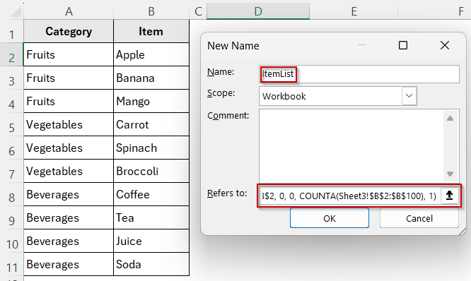 Create an Expandable Drop-Down List That Updates Automatically