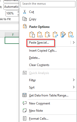 Swap Table Columns and Rows Using the Transpose Feature