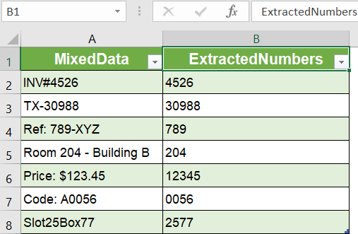 Extract Numbers Using Power Query for Complex Patterns