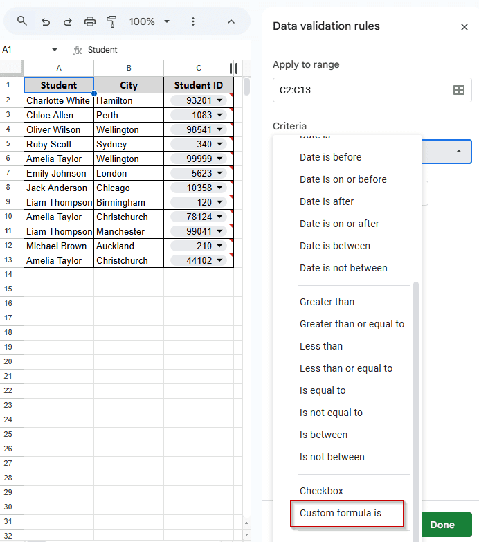 Length-Based Validation