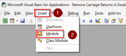 Customizing a VBA Macro to Eliminate Carriage Returns
