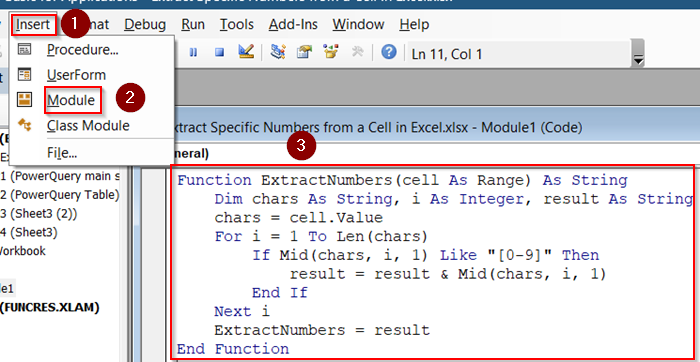 Use VBA to Extract Numbers From a Cell Automatically