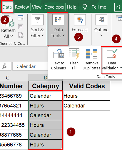 Validate Input Based on Named Range or Dynamic List