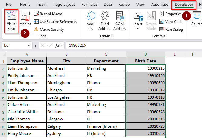 Creating a Custom VBA Macro for Bulk Conversion