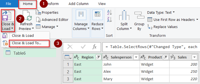 Apply Power Query to Filter Large Tables with Multiple Criteria
