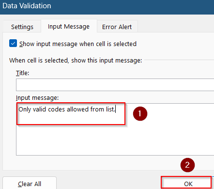 Validate Input Based on Named Range or Dynamic List