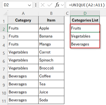 Create a Dependent Drop-Down That Updates Automatically