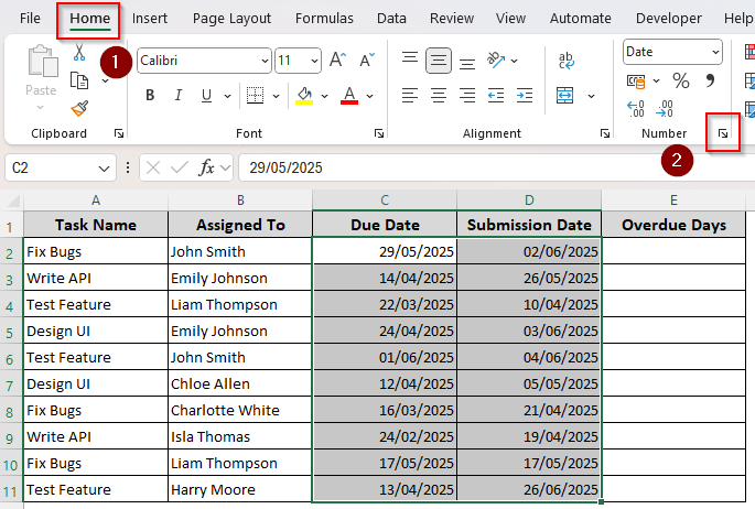 Formatting Dates for Appropriate Date Calculations