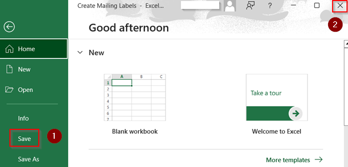 Create Mailing Labels Using Excel and Word Mail Merge