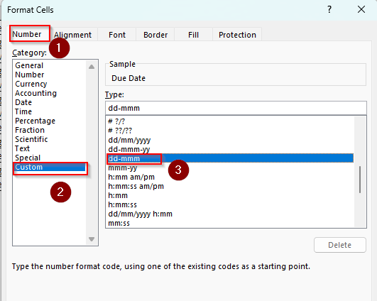Remove Year from Date with Custom Cell Formatting