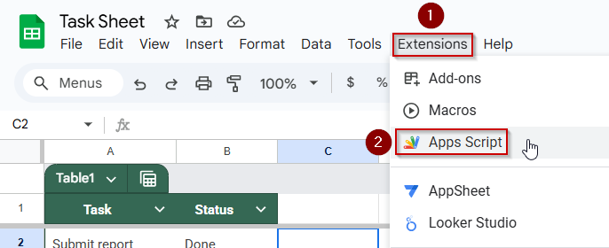 Use Apps Script to Check If Cell Color is Red and Return a Value
