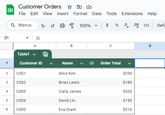 Merge Data Using VLOOKUP and IMPORTRANGE