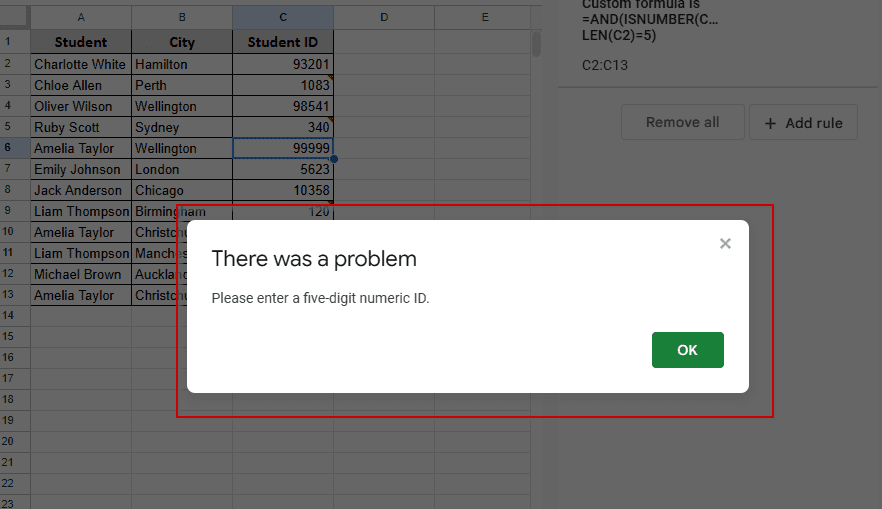 Length-Based Validation