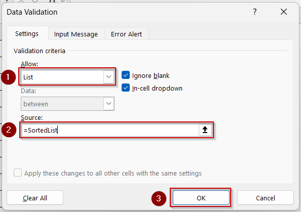 Sort a Drop-Down List Alphabetically Without Rearranging Your Data