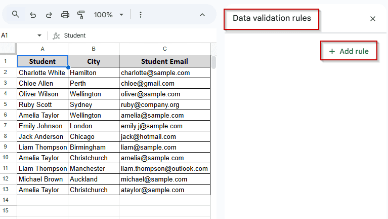 Domain-Specific Email Validation