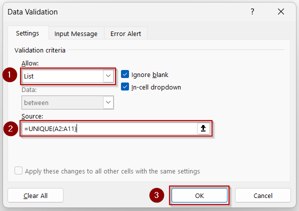 Use Named Ranges with INDIRECT for Classic Dependent Drop-Downs