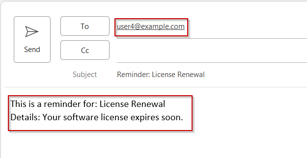 Steps to Automatically Send Email Based on Date from Excel