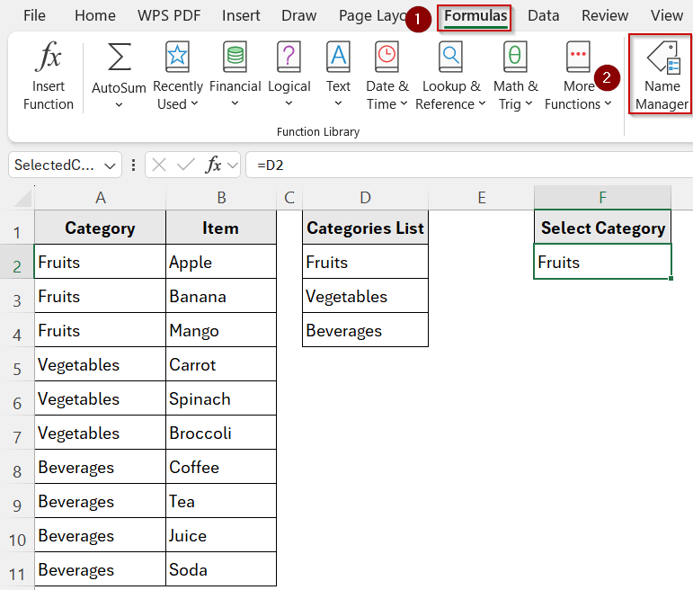 Create a Dependent Drop-Down That Updates Automatically