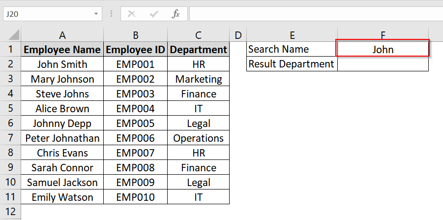 Using VLOOKUP with Wildcards To Lookup Partial Text Match