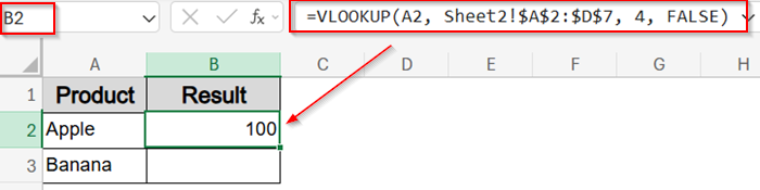 Retrieve Value with VLOOKUP Function (Single Criteria)