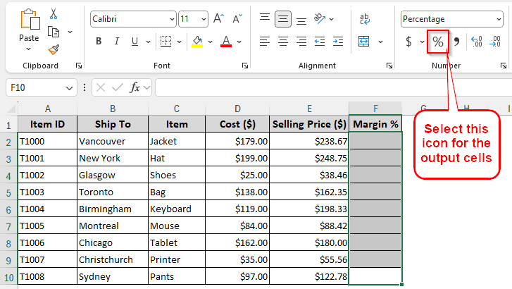 What is Margin Percentage?