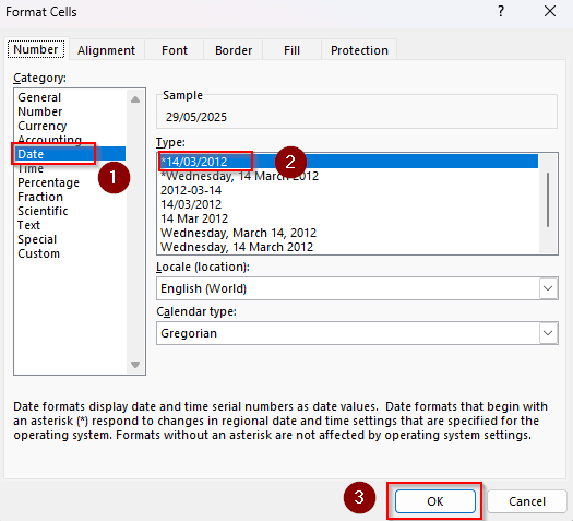 Formatting Dates for Appropriate Date Calculations