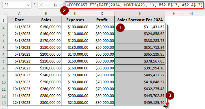 Using Exponential Smoothing to Forecast