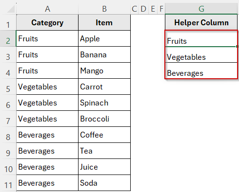 Create Dependent Drop-downs with XLOOKUP