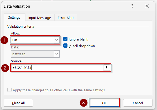 Create Dependent Drop-downs with XLOOKUP