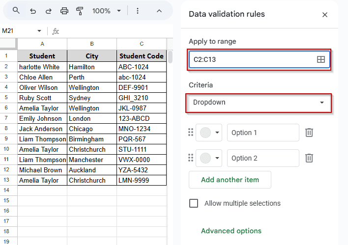Pattern-Based Validation with Regex