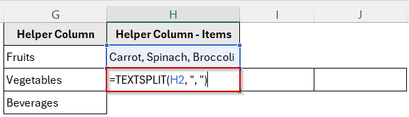 Create Dependent Drop-downs with XLOOKUP