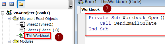 Steps to Automatically Send Email Based on Date from Excel