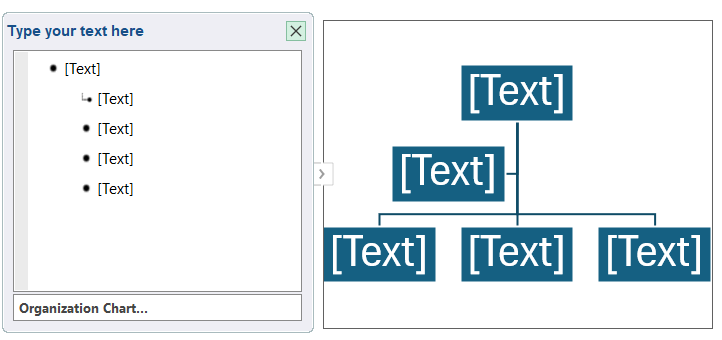 Utilize SmartArt Feature to Create an Organizational Chart from a List
