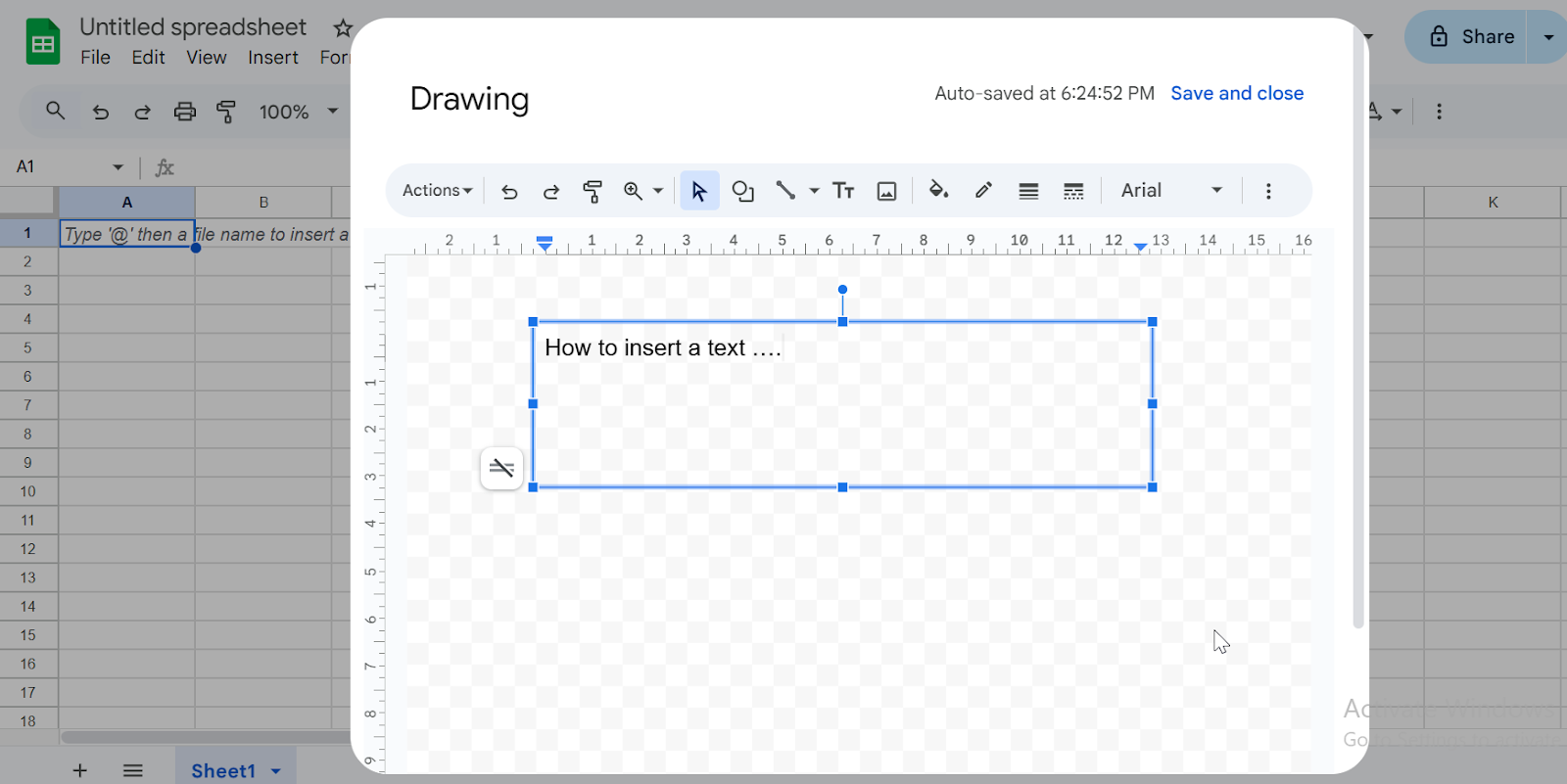 How To Insert A Text Box In Google Sheets with Simple Steps Excel