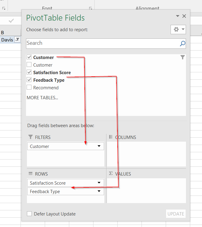 Split the Excel Sheet into Multiple Worksheets using PivotTable
