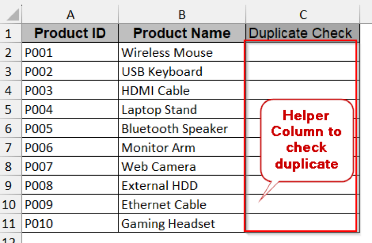 How to Find Duplicate Values in Excel Using VLOOKUP - Excel Insider
