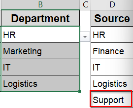 Edit Source for Fixed Lists Manually