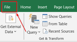 Open the Text File Directly in Excel