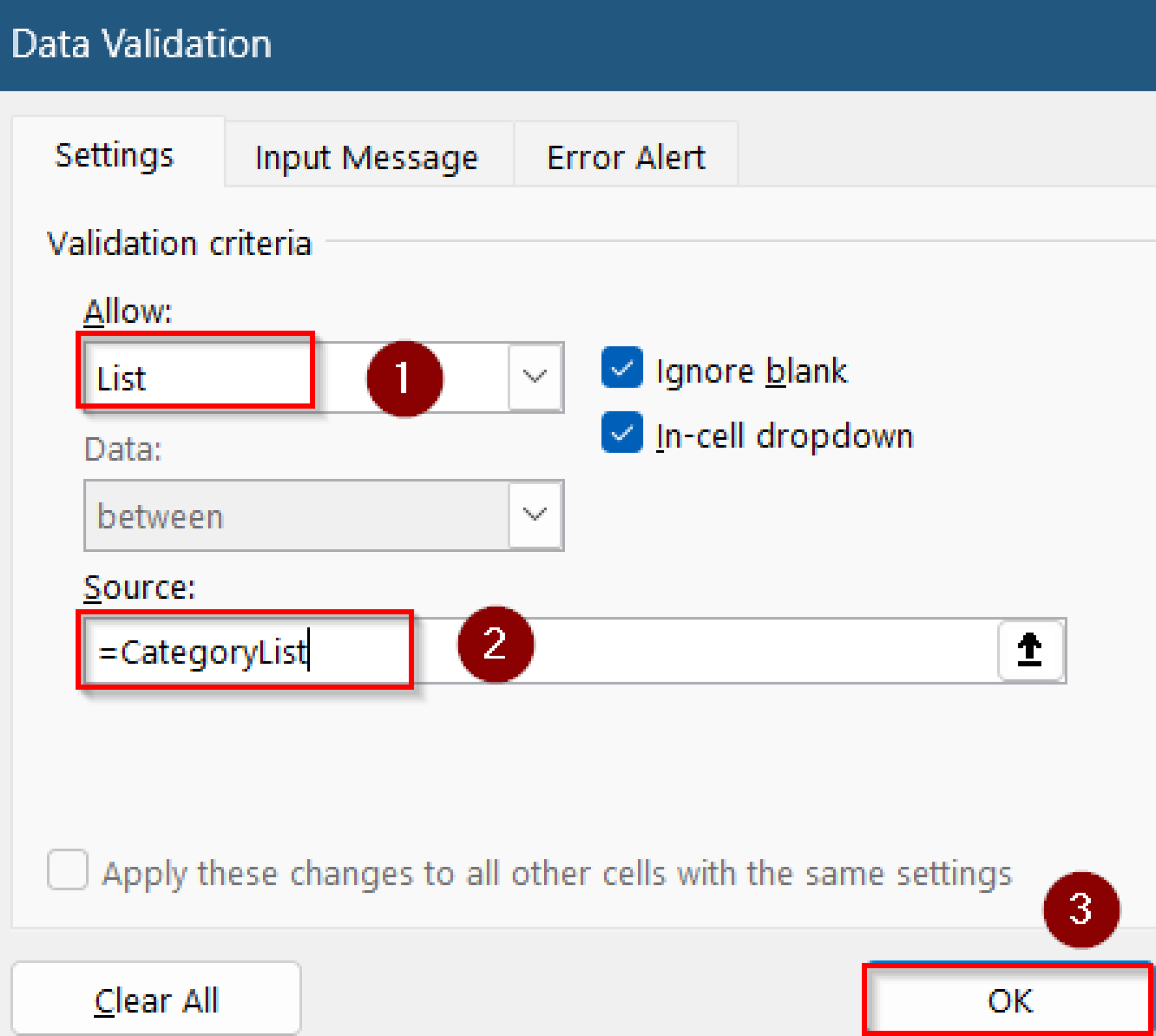 How to Apply Data Validation Based on Another Cell in Excel - Excel Insider