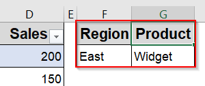 Set Up Advanced Filter Tool for Criteria-Based Extraction