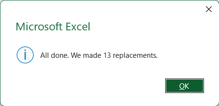 Using Find & Replace Tool To Remove Unwanted Characters