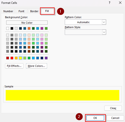 Conditional Formatting Using the Equal to and Not Equal to Operators