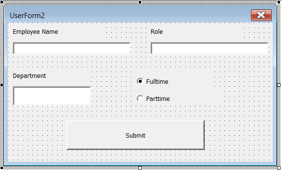 Build an Interactive UserForm for Multiple Inputs in a Row