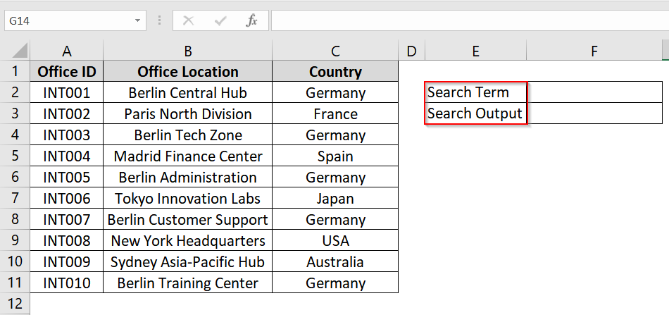 Combining INDEX & MATCH Functions To Lookup Partial Text Match