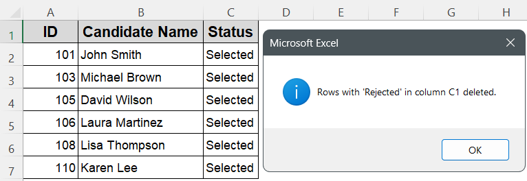 Remove Rows Containing a Specific Keyword in a Column