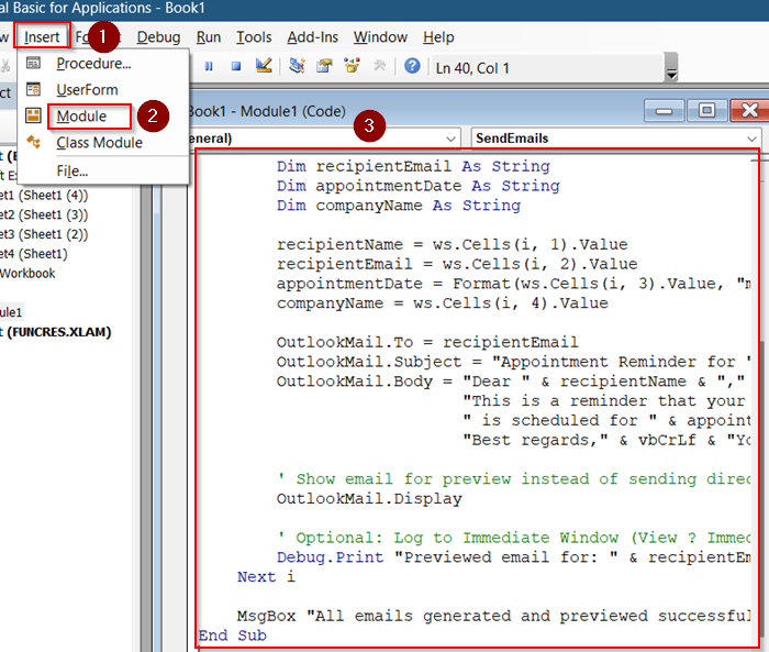 Automate Mail Merge Emails from Excel Using VBA Macro