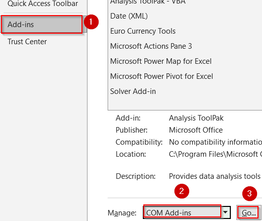 Use the Inquire Add-in to Compare Excel Workbooks