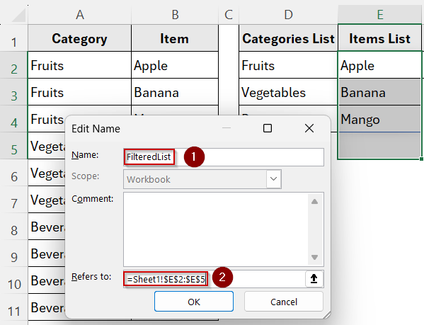 Create a Dependent Drop-Down That Updates Automatically